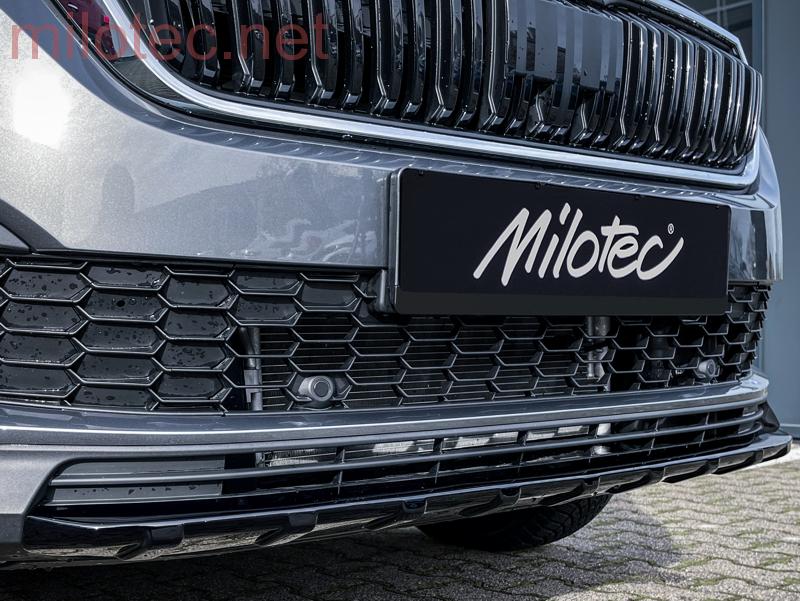 Ochranná lišta předního nárazníku - černý lesklý "klavírlak", Kodiaq Facelift