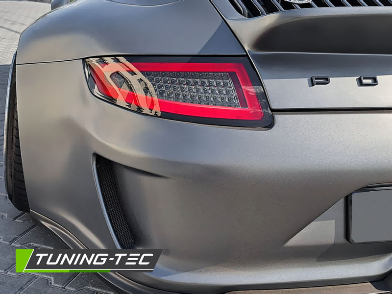 Zadní světla Porsche 911 997 04-09 - kouřové LED BAR SEQ