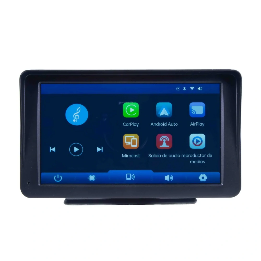Monitor 7" s Apple CarPlay, Android auto, Bluetooth, micro SD, kamerový vstup