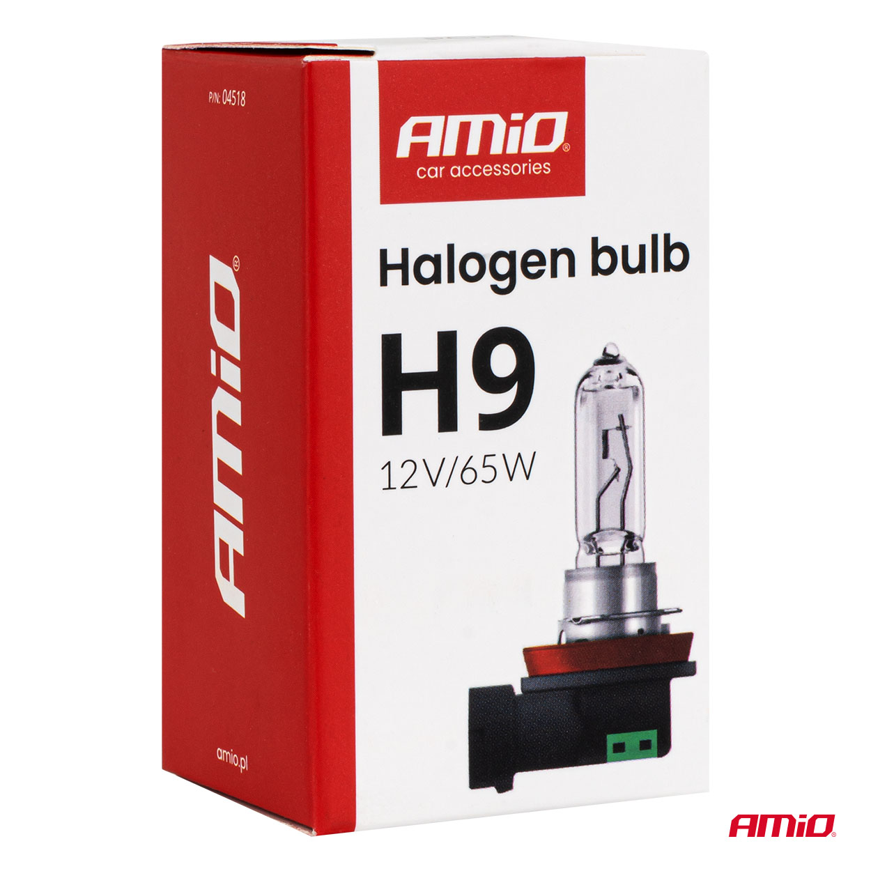 Halogenová žárovka H9 12V 65W PGJ19-5 AMiO-04518