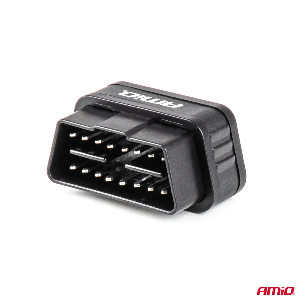 Diagnostický skener OBD2 BT s tlačítkem ON /OFF AMIO