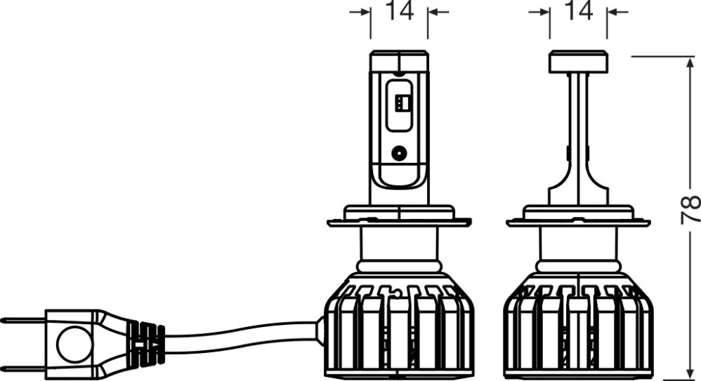 LED žárovky H7 OSRAM Night Breaker LED START 12V