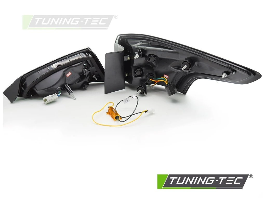 Zadní světla Ford Focus MK 3 SW 11-18 chrom LED SEQ