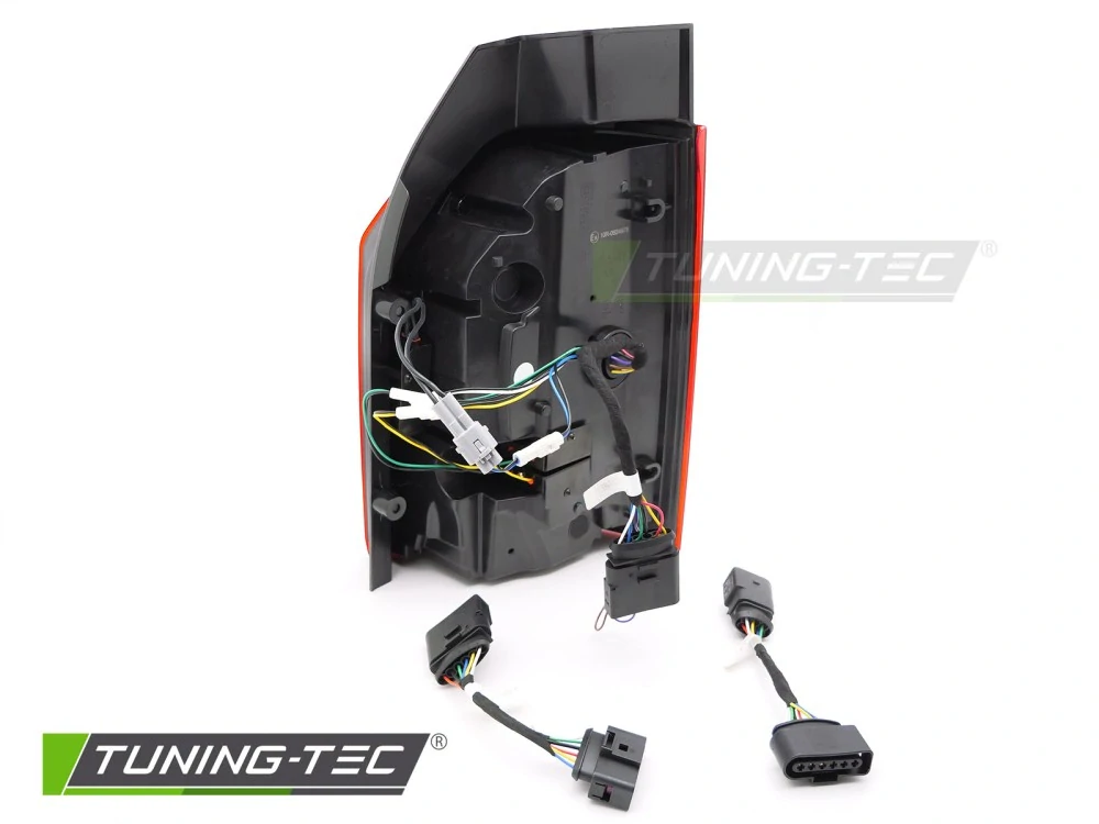 Zadní světla VW T6 15-19 / T6.1 20-24 zad.výklopné dveře, červená LED SEQ