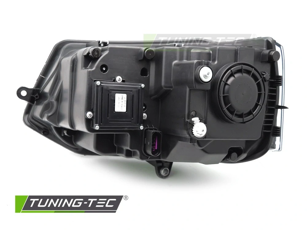Přední světla VW T5.1 10-15 černé FULL LED DRL SEQ