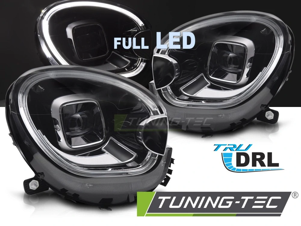 Přední světla MINI COOPER R60 R61 2010-2016 LED DRL černé