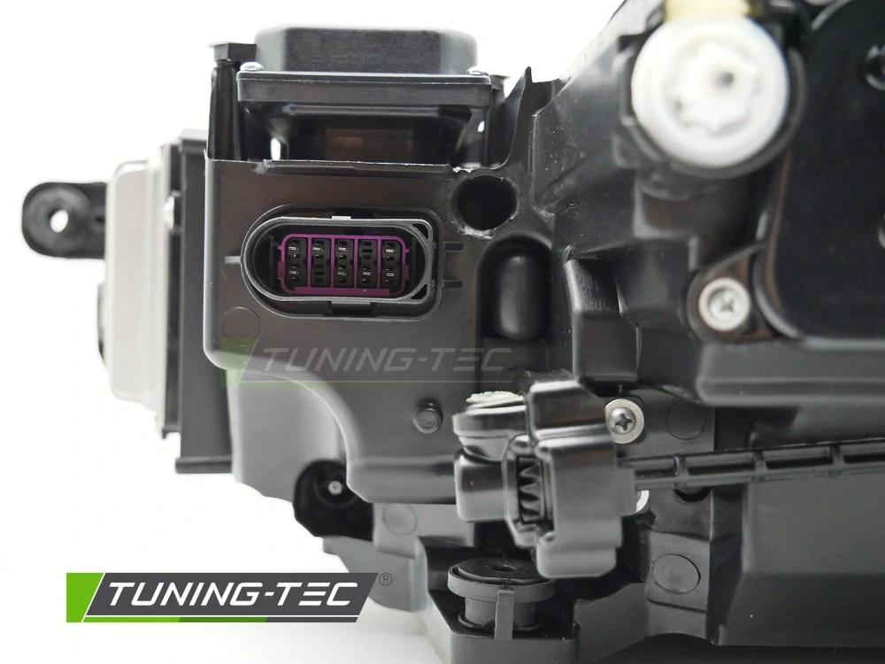 Přední FULL LED světlomety pro VW Passat B8 (2014–2019) s dynamickým blinkrem (SEQ DRL) – Černé