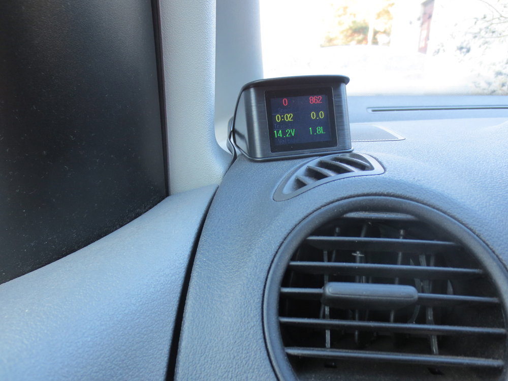 Palubní DISPLEJ 2,6" LCD, OBDII, FULL
