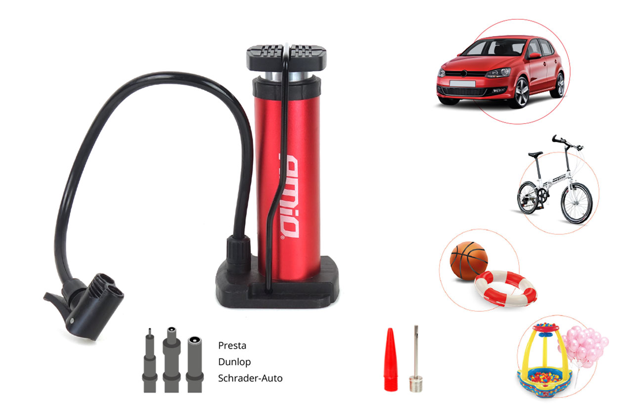 Kovová nožní pumpa MINI PU03