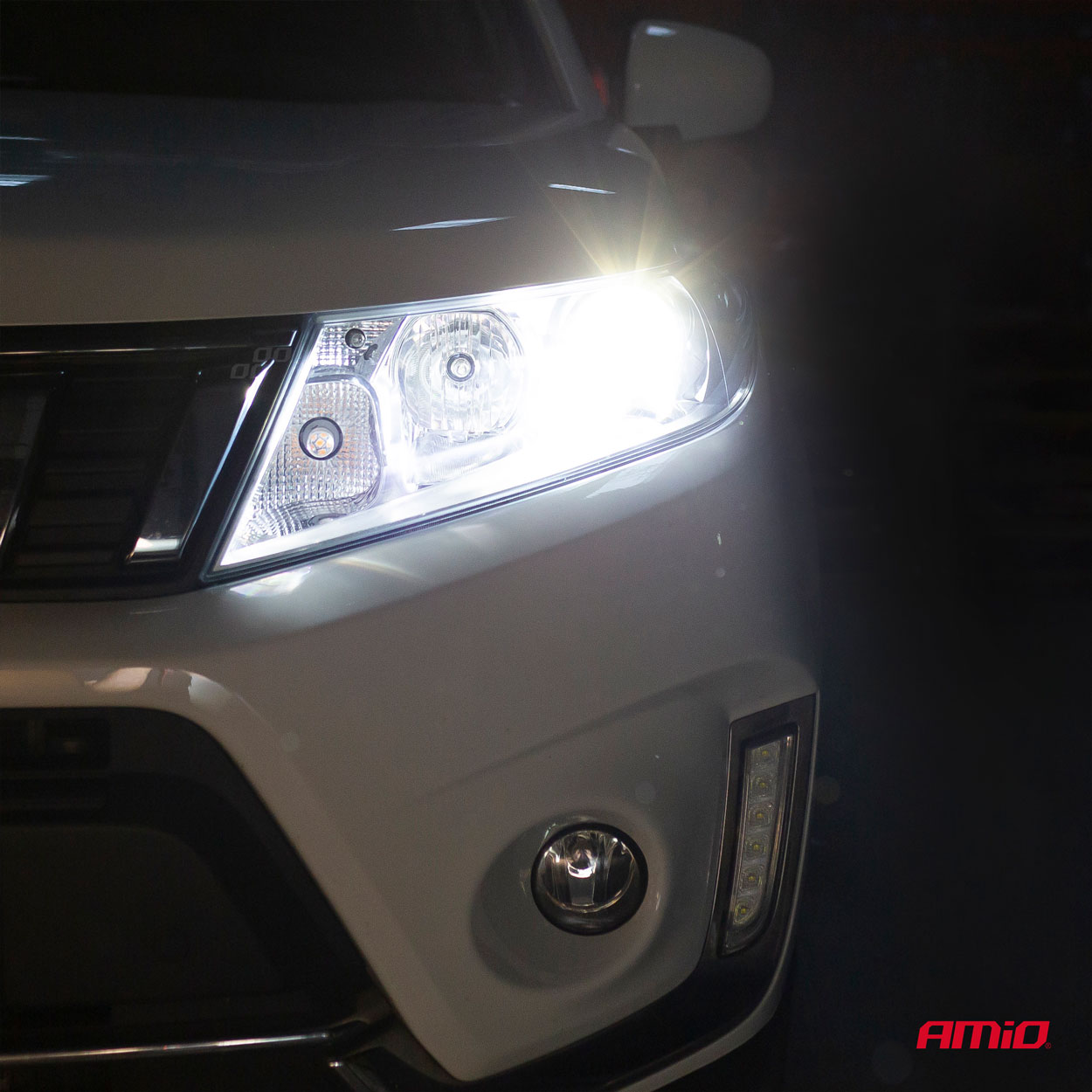 LED žárovky hlavního svícení HP Série HB3 9005 Full Canbus AMiO