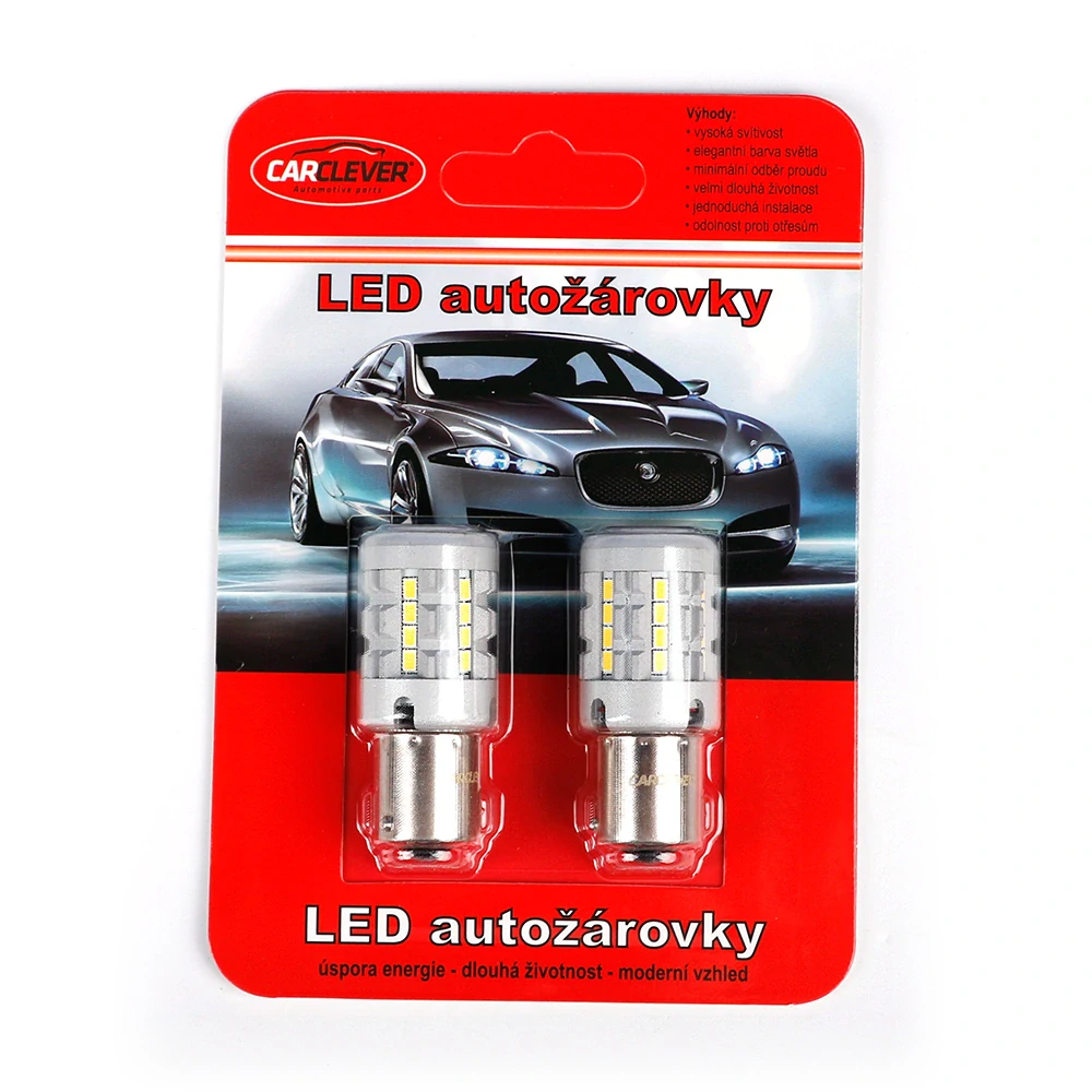 LED žárovka BAU15S bílá, 12V, CAN-Bus, 26LED SMD