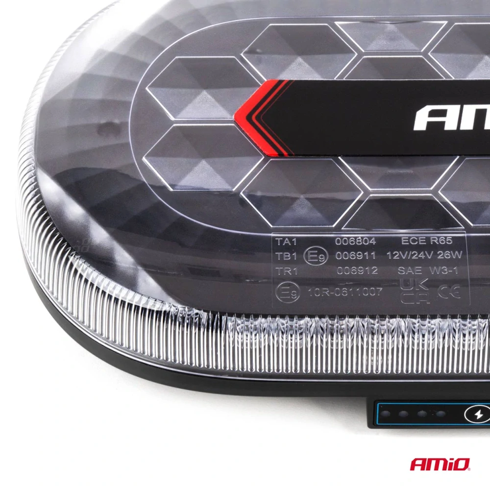 Bezdrátová světelná rampa LED R65 R10 326x186x63 26W 12/24V AMIO
