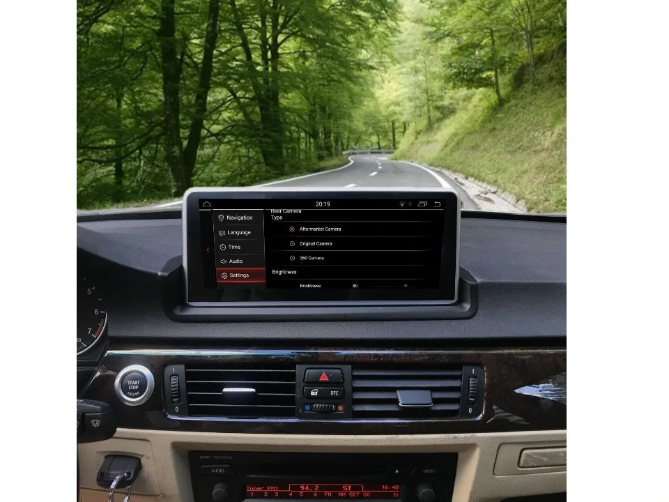 Multimediální monitor pro BMW E90 s 10,25" LCD, Android, WI-FI, GPS, Carplay, Bluetooth, USB