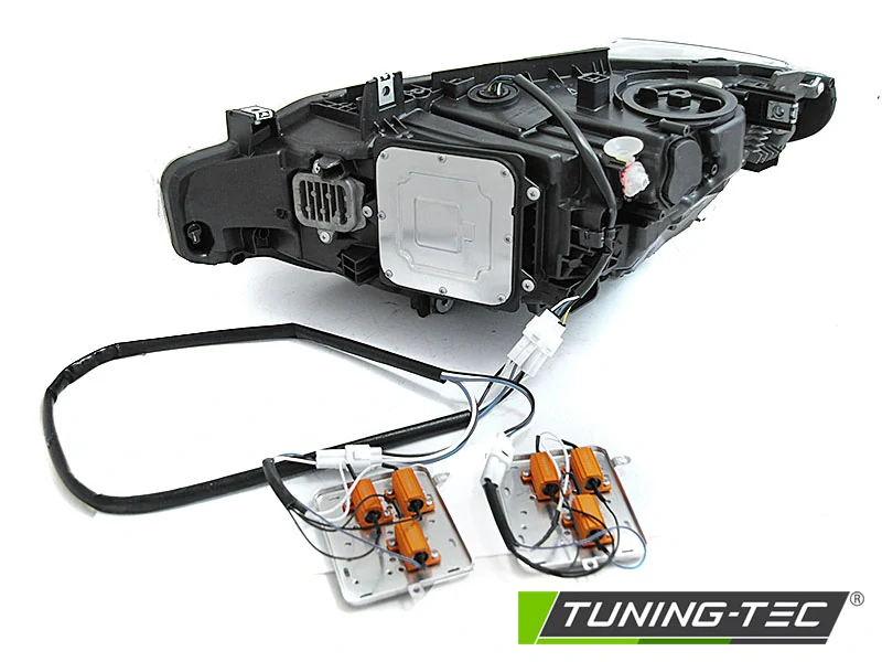 Přední světla BMW F30/F31 11-15 černá FULL LED DRL