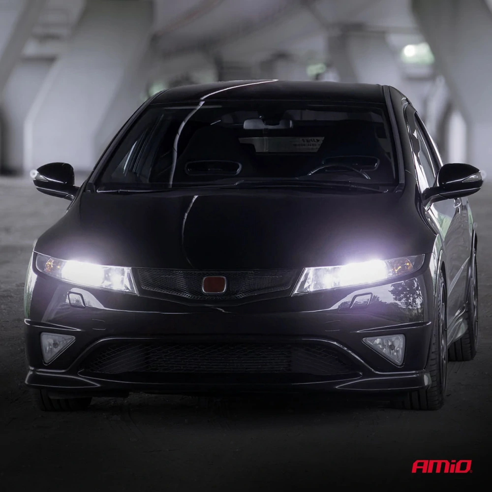 LED žárovky H4 F25 PRO BLACK FULL CAN-BUS, bílé 6000K, 5540 LM, 12-24V, 70W, 2KS