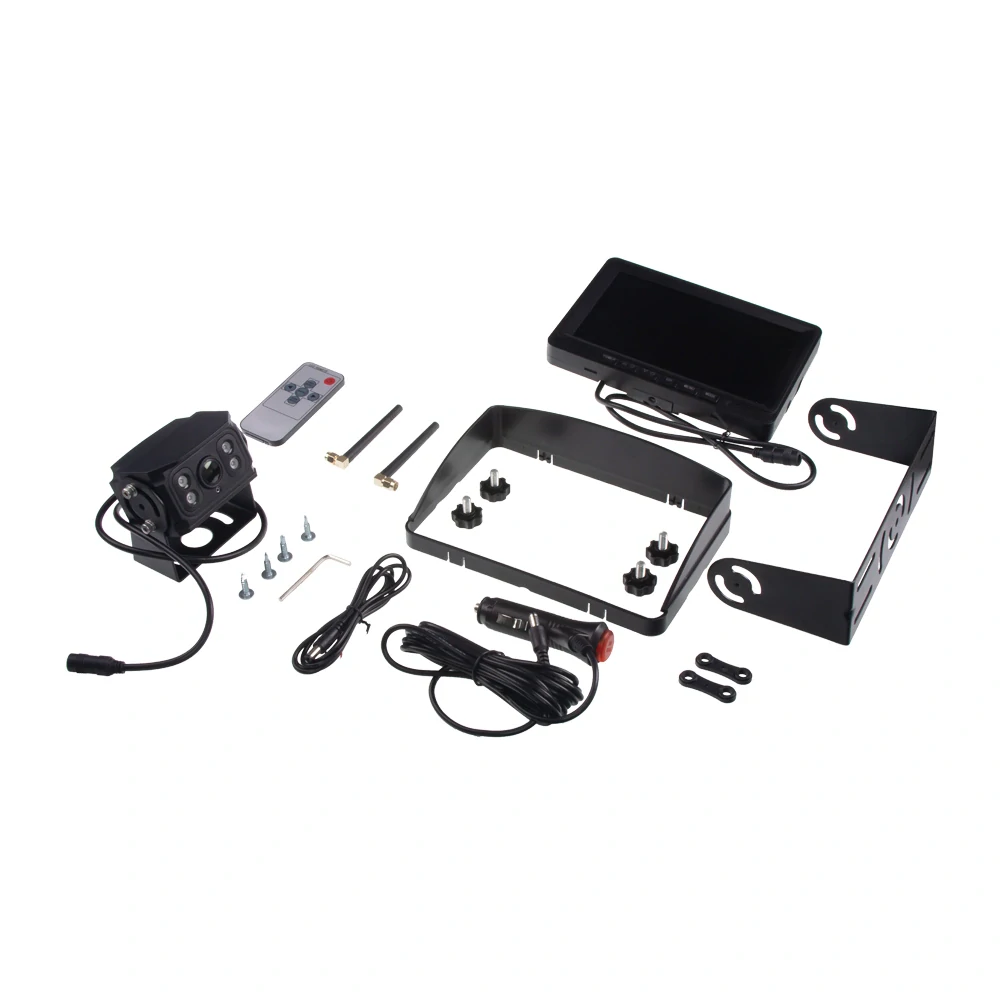 SET bezdrátový digitální kamerový systém s monitorem 7" AHD, 4CH, DVR