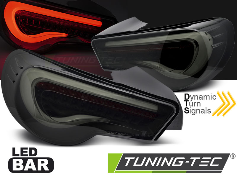 Zadní světlo Toyota GT86 12-21 LED BAR černá/kouřová/bílá SEQ