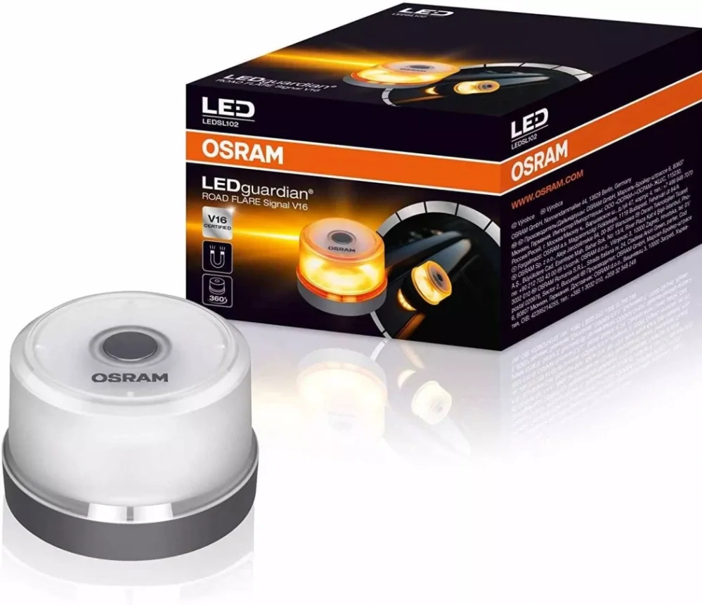 Výstražná svítilna, maják OSRAM LEDguardian ROAD FLARE Signal V16