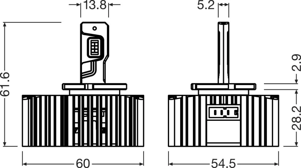 LED žárovky OSRAM D5S LEDriving HL EASY XEN