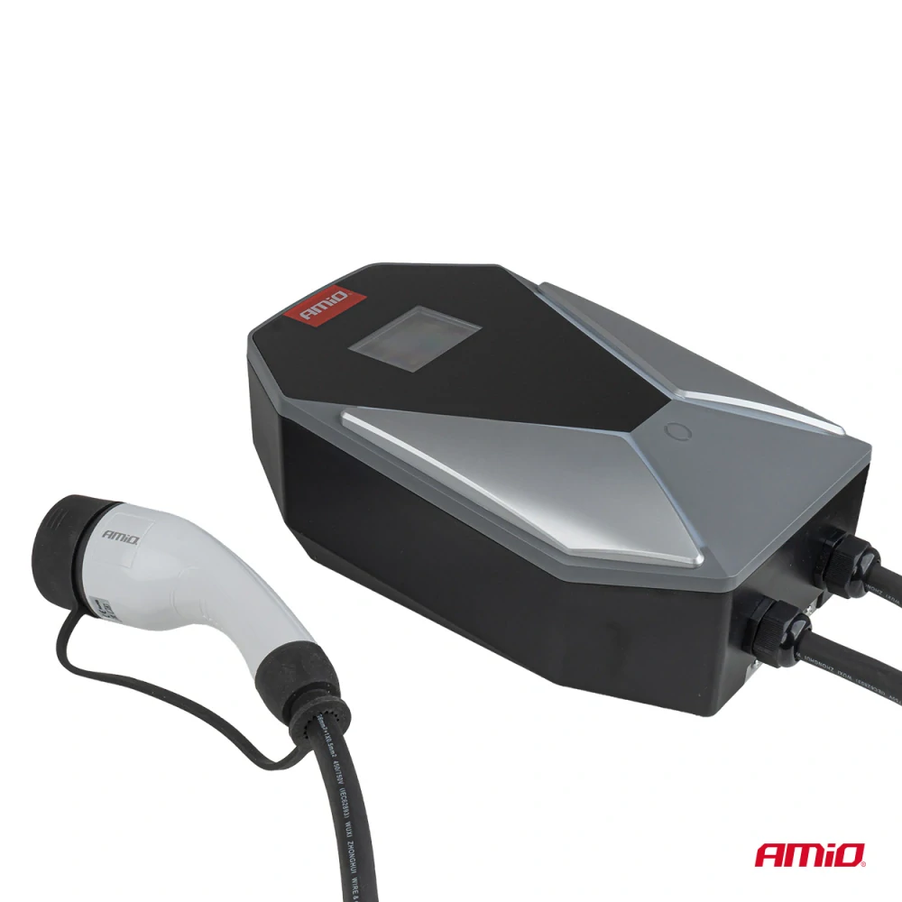 Třífázová nástěnná nabíječka pro elektromobily 11kW 16A 400V, IP66, AMiO