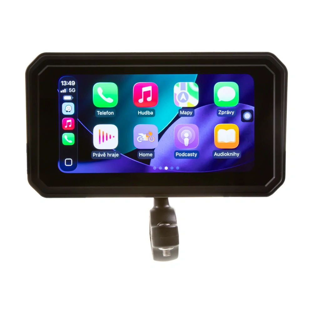 6" Moto monitor s Apple CarPlay & Android Auto (Dual Bluetooth)