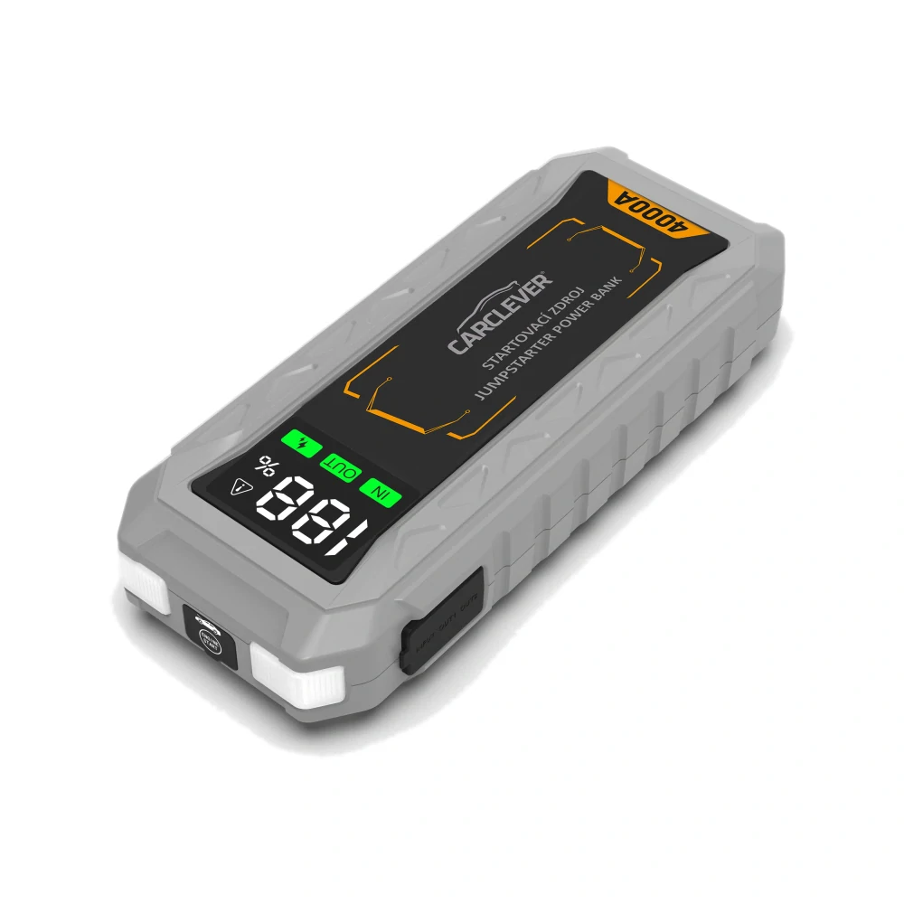PROFI Startovací zdroj (JumpStarter) 24 000 mAh / 88,8 Wh / 2000 A, 12 V
