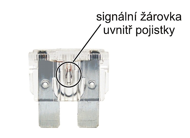 Pojistky nožové mini Signal Light sada 6ks