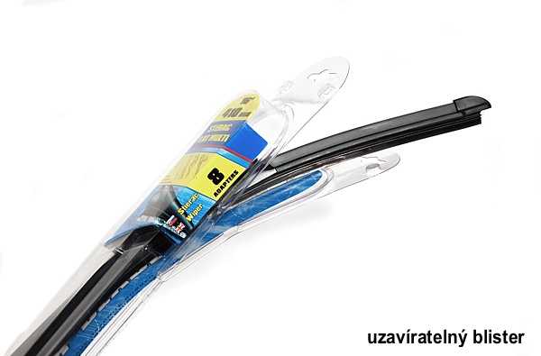 Stěrač FLAT MULTI 380mm - 8 adaptérů