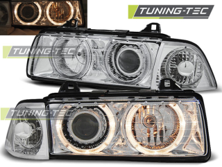 BMW E36 12.90-08.99 Angel Eyes Chrome