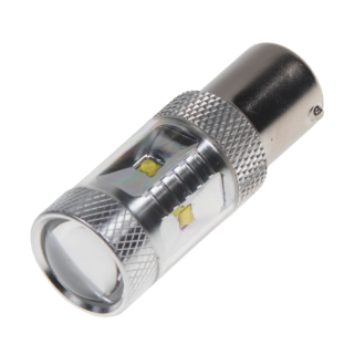 CREE LED ŽÁROVKA BA15S 12-24V, 30W (6x5W) bílá
