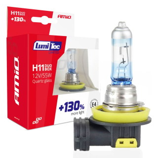 Halogenové žárovky H11 12V 55W LumiTec LIMITED +130% DUO (2ks)