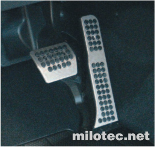 Sportovní pedály Milotec (vozy s automat.převodovkou) - Octavia II, Octavia II F