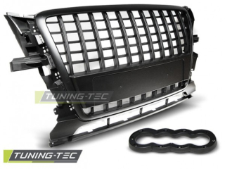 PŘEDNÍ MASKA AUDI Q5, 2008-2012, ČERNÁ 