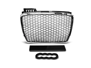 PŘEDNÍ MASKA BEZ ZNAKU RS-TYPE AUDI A4, 2005-2008, CHROM