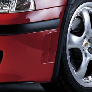 Boční výdechy předního nárazníku, ABS-černý, Škoda Octavia Facelift
