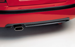 Difuzor zadního nárazníku - ABS černý, Škoda Octavia RS