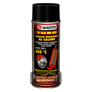 ŽÁRUVZDORNÁ BARVA VE SPREJI - ČERNÁ (400 ML) - MACOTA ITALY