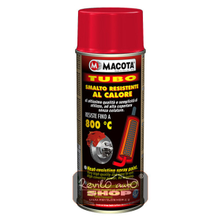 ŽÁRUVZDORNÁ BARVA VE SPREJI - ČERVENÁ (400 ML) - MACOTA ITALY
