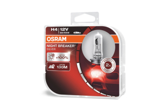 Žárovky H4 Osram Night Breaker SILVER +100% (DUO BOX 2 ks)