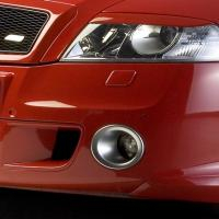 Rámečky mlhových světel - ABS stříbrný, Škoda Octavia II RS