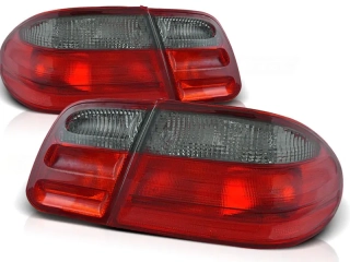 ZADNÍ SVĚTLA, LAMPY MERCEDES W210, E CLASS, 1995-2002, KOUŘOVÉ, ČERVENÉ