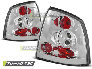 ZADNÍ SVĚTLA, LAMPY OPEL ASTRA G 3/5DVEŘ., 1998-2004, ČIRÉ, CHROM