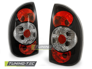 ZADNÍ SVĚTLOMETY, SVĚTLA, LAMPY OPEL CORSA B 5DVEŘ., 1993-2000, ČIRÉ, ČERNÉ BLACK