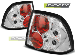 ZADNÍ SVĚTLA, LAMPY OPEL VECTRA B, 1995-1998, ČIRÉ, CHROM