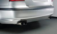 Dvojitý výfuk - 2x2 kruhové konce, Škoda Octavia II RS
