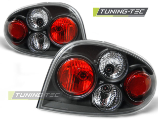 ZADNÍ SVĚTLOMETY, SVĚTLA, LAMPY RENAULT MEGANE COUPE, 1996-2002, ČIRÉ, ČERNÉ BLACK