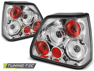 ZADNÍ SVĚTLA, LAMPY VOLKSWAGEN GOLF 2, 1984-1991, ČIRÉ, CHROM