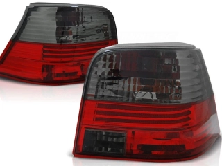 Zadní světlomety, světla, lampy Volkswagen Golf 4, 1998-2003, kouřové, červené