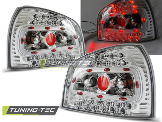 Zadní světla Audi A3 8L 96-00 - krystal/chrom LED