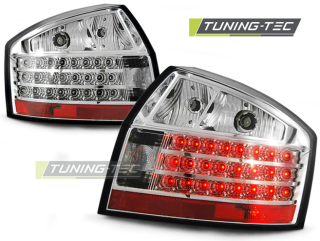 Zadní světla Audi A4 01-04 sedan - krystal/chrom LED